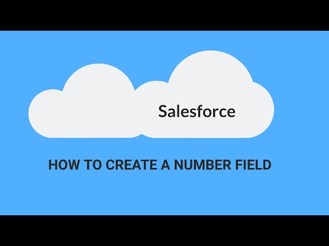 [SALESFORCE] - How to Create a Number Field