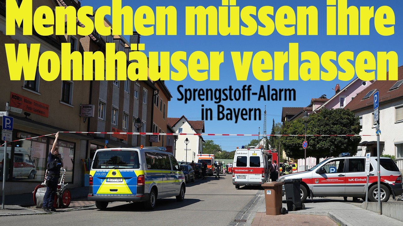 Alarm in Bayern: Verdächtiger Sprengstoff-Fund löst Großeinsatz aus!