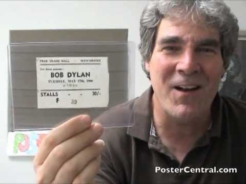 Bob Dylan Ticket Stub May 17, 1966 Famous 