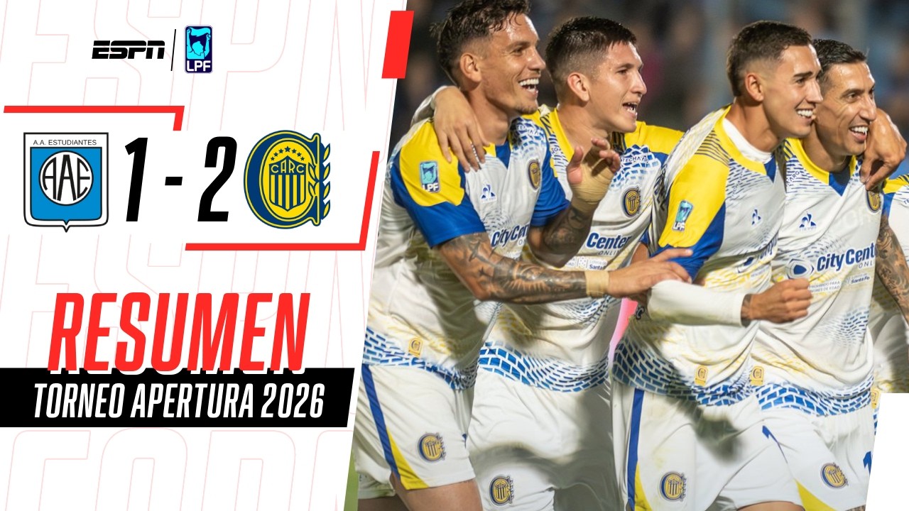 DI MARÍA ASISTIÓ Y EL CANALLA METIÓ UN TRIUNFAZO | Estudiantes RC 1-2 R. Central ! RESUMEN
