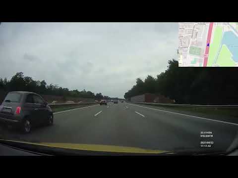 Germany. Motorway A1, Maschener — Hamburg-east, 2021, 4x