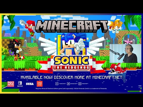 knify REACTS: Minecraft x Sonic the Hedgehog DLC - Official Trailer - Nintendo Switch