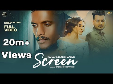 Poster screen lyrics – kaka x adaab kharoud