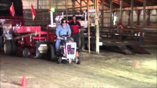 preview picture of video 'Chesterville Lawn Tractor Pull Part 3'