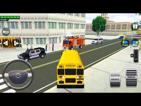 Super High School Bus Driving Simulator 3D - Bus Driving Simulator 3D | Android Gameplay