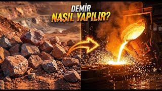 Devasa Fırınlarda Demir Üretimi! ⚒️ Madenden Fabrikaya Üretim Serüveni