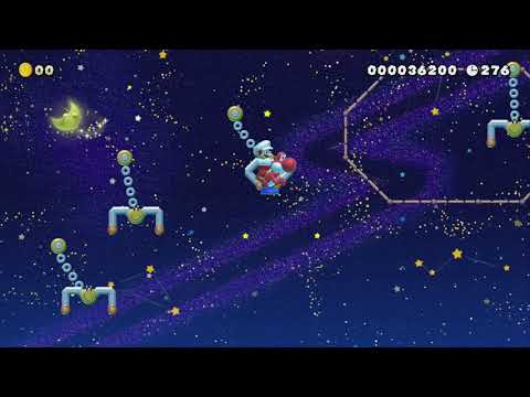 nightmare at night time by mega eddie - Super Mario Maker 2 - No Commentary 1bu