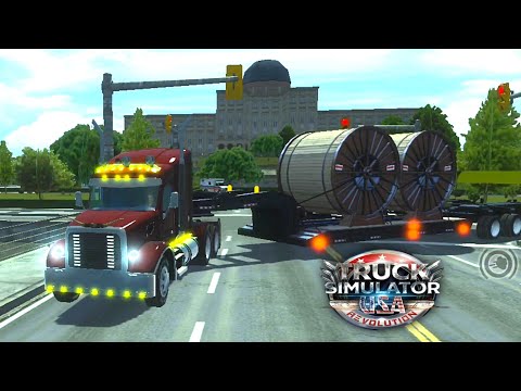 Truck Simulator USA Revolution - Gameplay | New York - Montreal | Oversize Load