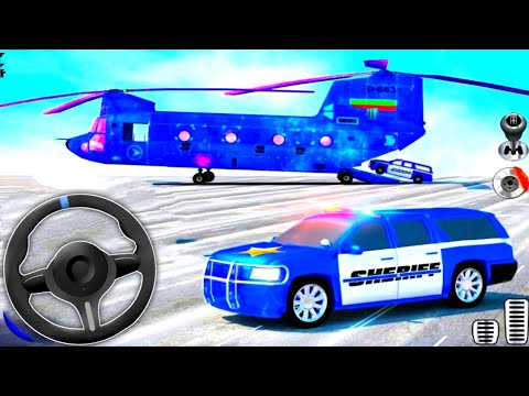 US Police Cargo Transport Simulator 2022 - Truck Police Car Transpoter Driver - Android Gameplay