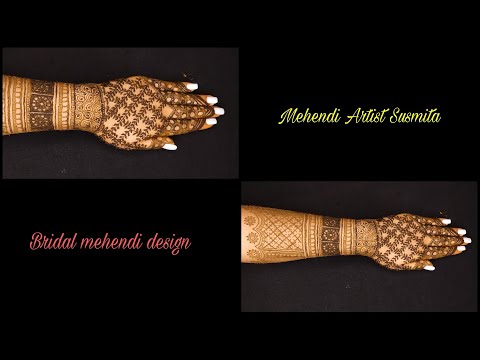 Full Hand Indian Bridal Bharwa Mehendi Designs by Mehendi Artist Susmita|| Easy Dulhan Mehendi