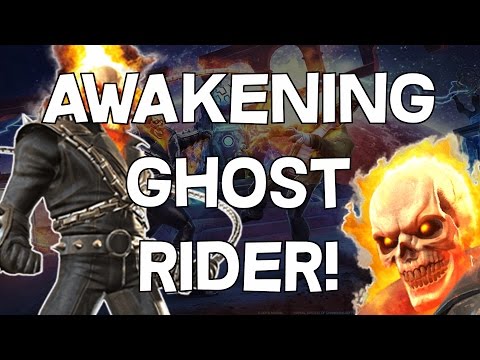 Awakening 4 Star Ghost Rider! Awakening & Gameplay - Marvel Contest Of Champions