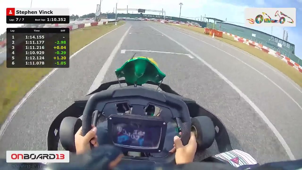 Orlando Kart Center - 2024-05-12 Best lap (1:10.352)