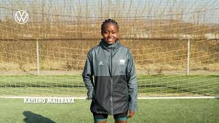 VW is the Official Vehicle Partner of Women's Football | Katleho Malebana