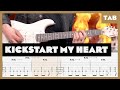 Motley Crue Kickstart My Heart Guitar Tab Lesson Cover Tutorial Donner DST 152W