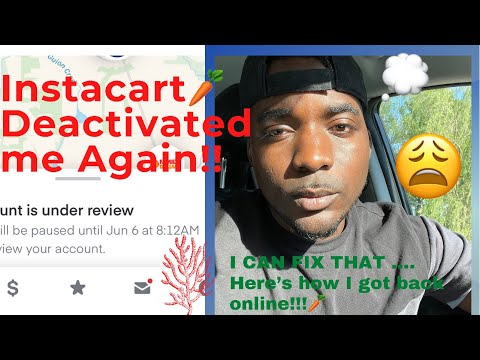 YouTube video about: How do I get my instacart account reactivated?