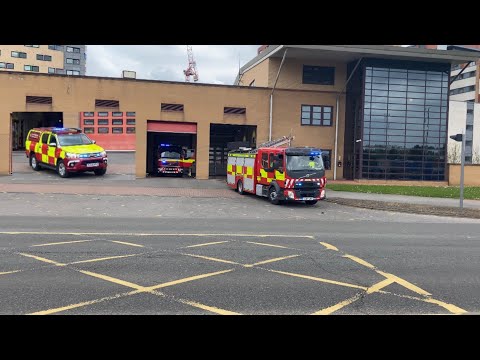 Leeds Fire Station Double Pump & Watch Manager Turnout | West Yorkshire Fire and Rescue