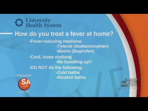 How to treat a child’s fever at home