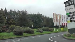 preview picture of video 'Driving Around Rostrenen 22110, Côtes d'Armor, Brittany, France 23rd October 2012'