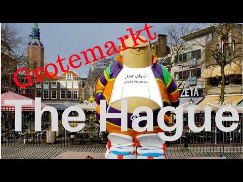 The Hague (Den Haag), The Netherlands.. City Tour (Part10/14) Grote Markt