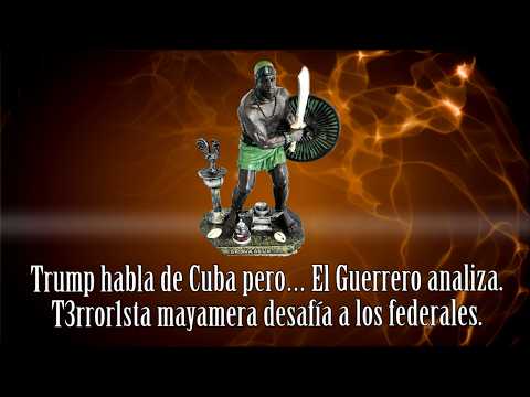 Trump habla de Cuba pero… El Guerrero analiza. T3rror1sta mayamera desafía a los federales.