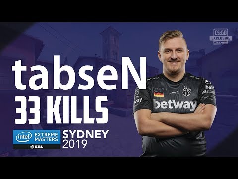 CS:GO POV - tabseN 33 kills vs mouseports on Inferno @ IEM Sydney 2019