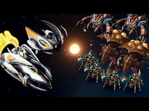 GUARDIAN SWARM HOST SYNERGY / ARBITER MICRO CARRY - Weekly Brawl [Starcraft 2 Direct Strike]