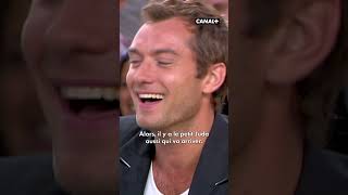 Quand Louise Bourgoin annonçait à #JudeLaw qu&#39;il était papa 😂 #Cannes2024