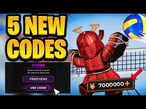*NEW* All Working UPDATE 59 CODES FOR VOLLEYBALL LEGENDS | ROBLOX VOLLEYBALL LEGENDS CODES