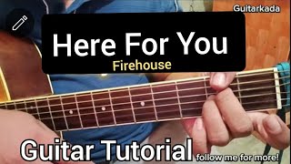 Here For You Guitar Tutorial | FIREHOUSE