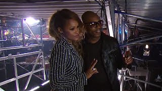 Eve and Dave Chappelle Backstage at the GRAMMYs | 60th GRAMMYs