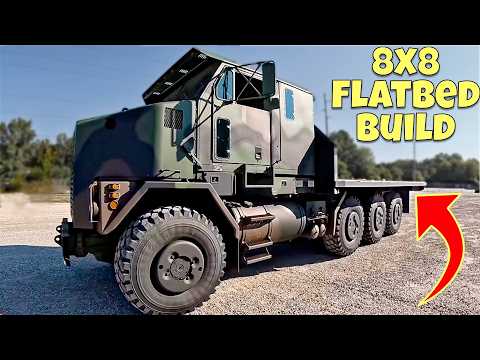 We’re Building a MONSTER 8x8 Flatbed Truck!