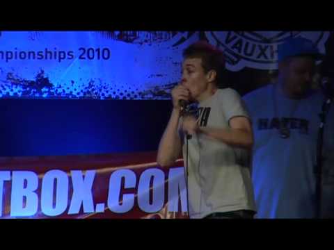 Funktion vs Layth - Quarter Final - 2010 Vauxhall UK Beatbox Championships Grand Final