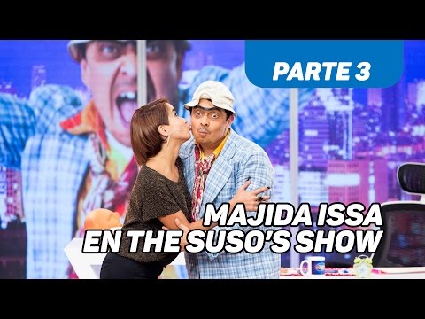Suso le da un sensual masaje a Majida - Majida Issa en The Suso's Show - Caracol TV - Parte 3