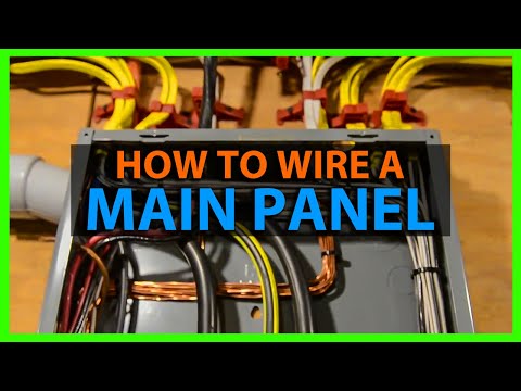 How To Wire a House Main Electrical Panel Load Center & Layout Tips Full Step By Step Process 200Amp