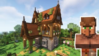 Minecraft | How to build a Fletcher House | Tutorial