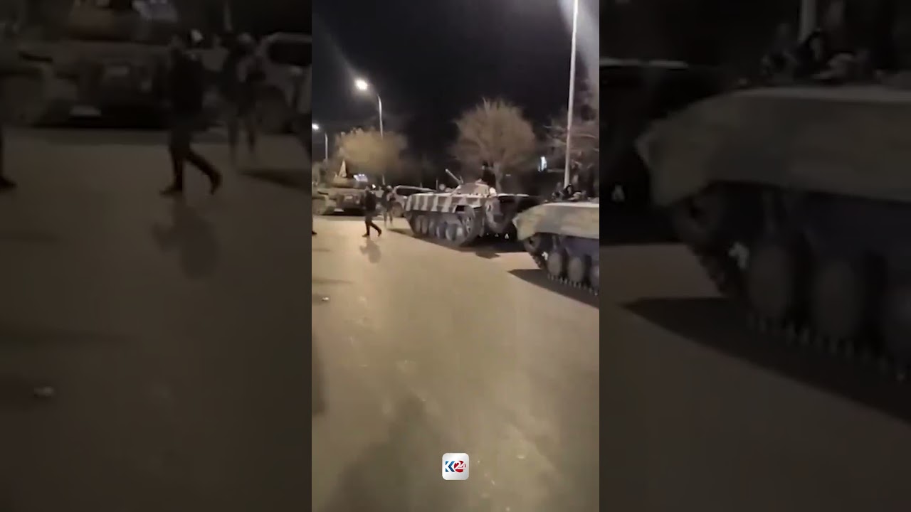 ڤیدیۆ | هێزەکانی حکوومەتی سووریا دەیان تانک و زرێپۆش دەبەنە سەر گەڕەکە کوردنشینەکانی حەلەب