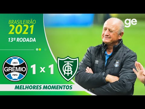 Gols e lances de Grêmio x América-MG