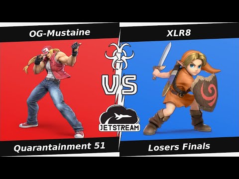Quarantainment 51 Losers Finals - OG-Mustaine (Terry) Vs. XLR8 (Young Link) Smash Ultimate - SSBU