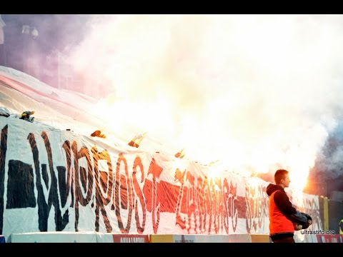 Sandecja Nowy Sącz - Zagłębie Sosnowiec (11-03-2017) KIBICE