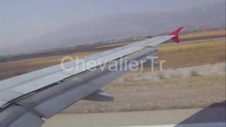 preview picture of video 'Landing - İniş, A319, İstanbul - Kahramanmaraş, Turkey - Türkiye, 30.08.2008 2/2'