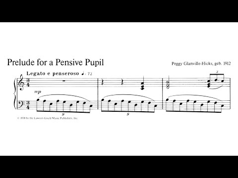 Peggy Glanville-Hicks - Prelude for a Pensive Pupil (1958)
