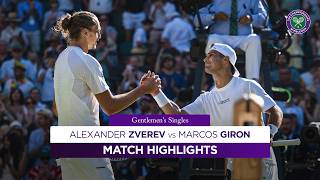 Incredible Zverev 💫 | Alexander Zverev vs Marcos Giron | Match Highlights | Wimbledon 2026