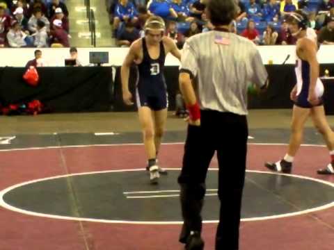 2011-12 Lowell Holiday Wrestling Finals - 132lb Hale vs Stewart