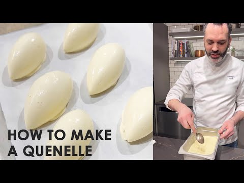 How to make a quenelle, with Chef Dominique Ansel
