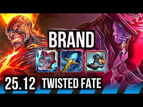 BRAND vs TWISTED FATE (MID) | 48k DMG, 5/4/19 | EUW Master | 25.12