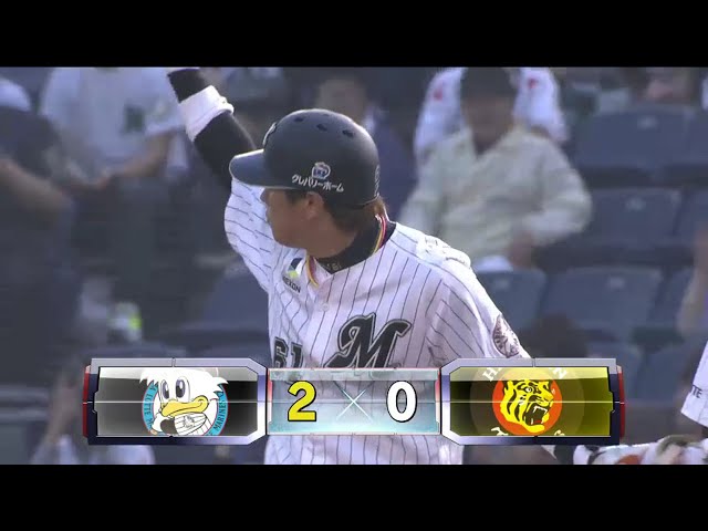 【1回裏】 今日も初回に先制攻撃!! マリーンズ・角中 タイムリーヒット!! 2016/6/9 M-T