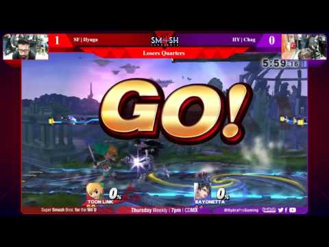 SP80 SF | Hyuga (Toon Link) Vs. HY | Chag (Bayonetta) - Losers Quarters - Smash 4