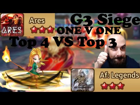1V1 G3 Siege? Ares VS Legends