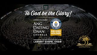 World's Largest Gospel Choir - Ang Dating Daan Chorale (Official Video)