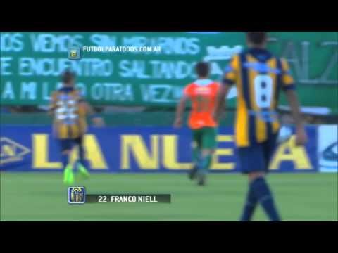 Gol Niell. Banfield 2 - Central 3. Fecha 19. Primera División. Fútbol Para Todos.